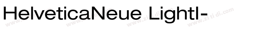 HelveticaNeue LightI字体转换
